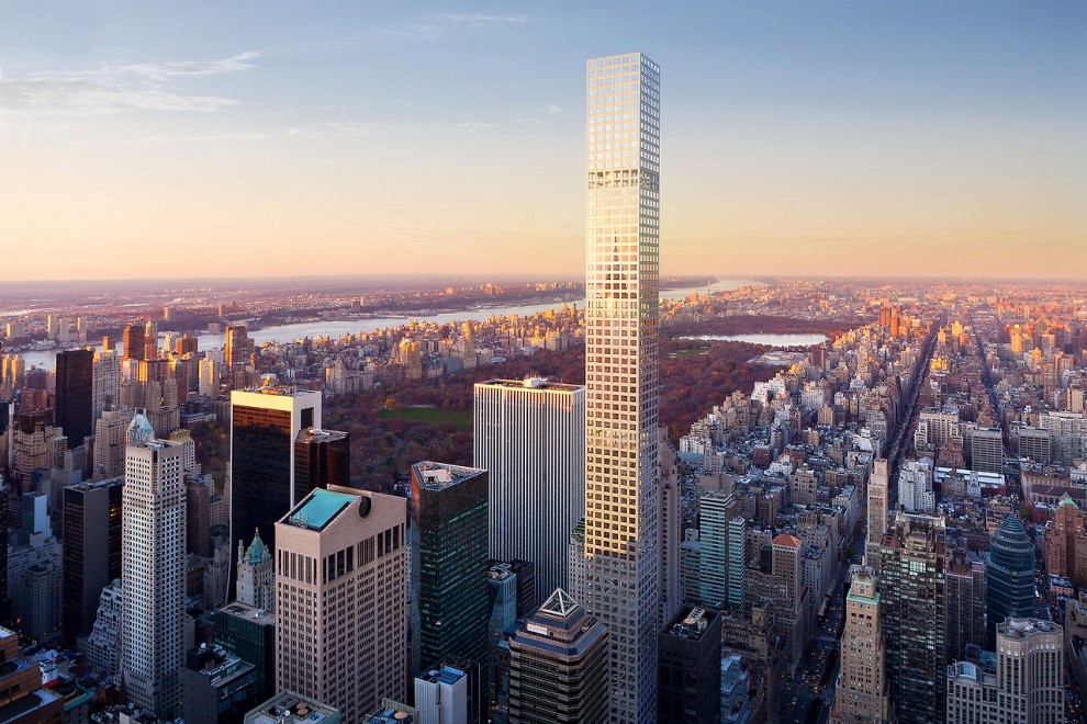 The final addition to the New York skyline is the building at 432 Park Avenue, which was completed in 2015