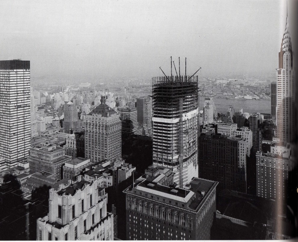 Construction of the Pan Am Building in March 1962 