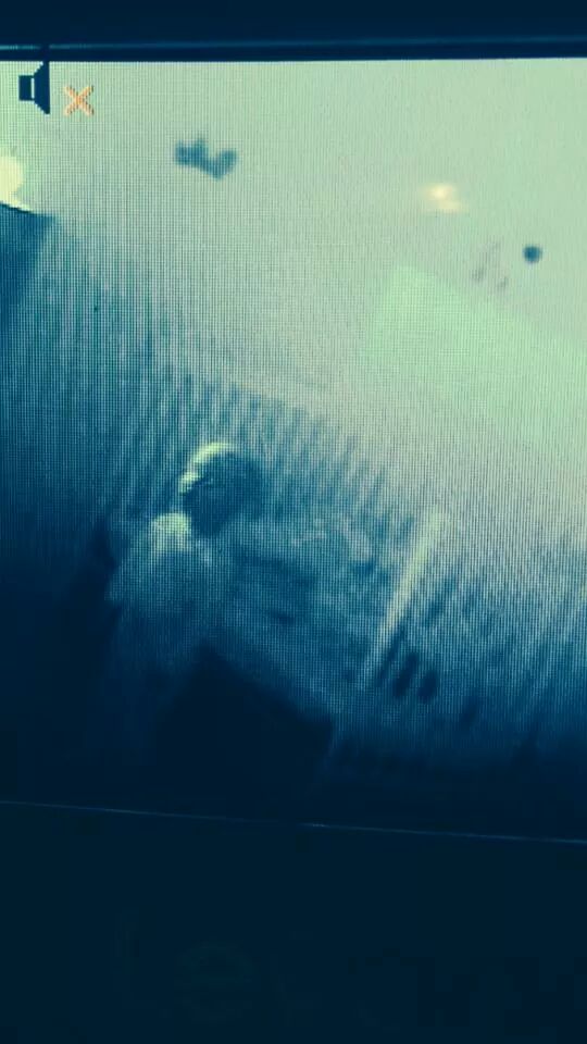 Scary child in baby monitor still