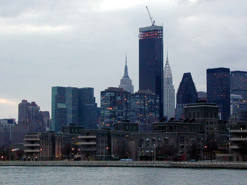 the Trump World Tower under construction