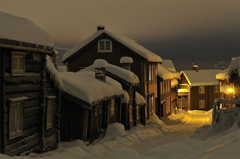 Winter night, Norway