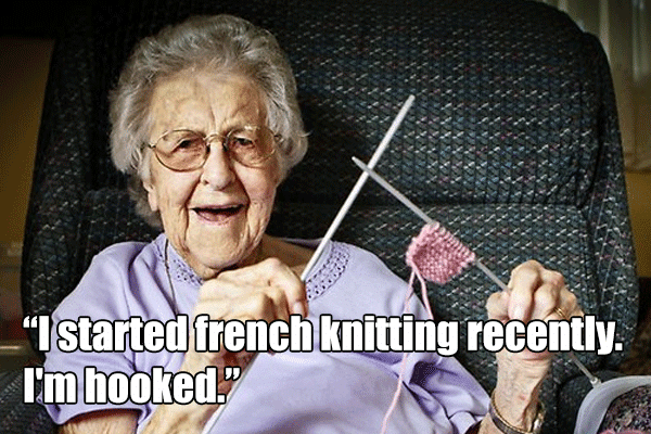 I started french knitting recently. I'm hooked.