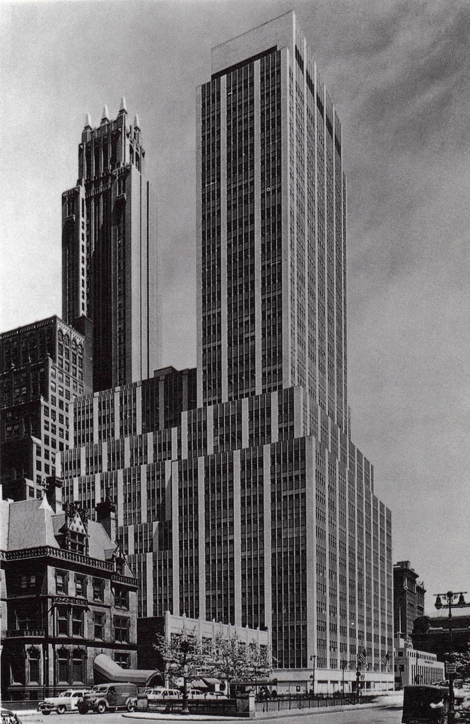 The completed building in 1949.