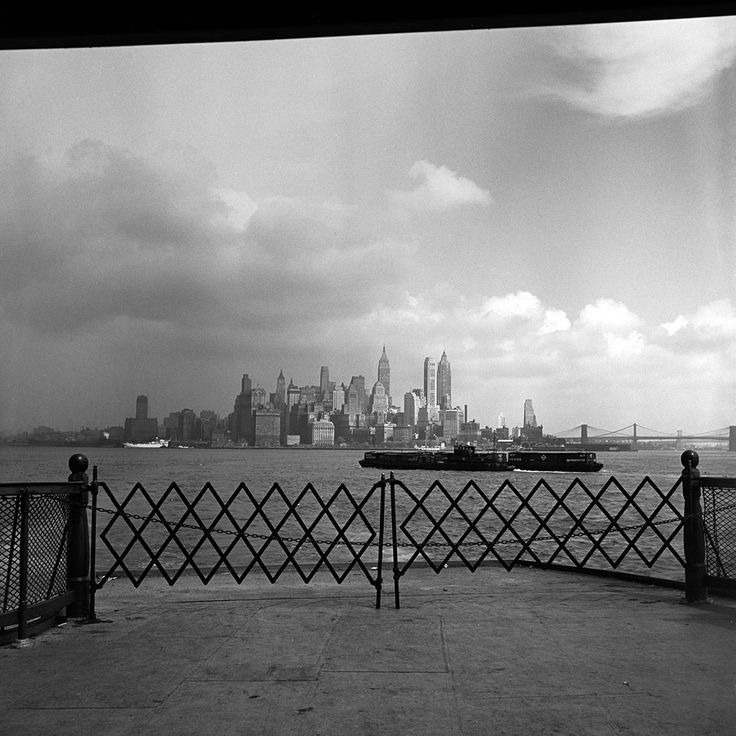 Lower Manhattan Skyline, September 1953.