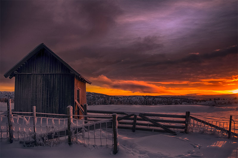 winter sky, Norway