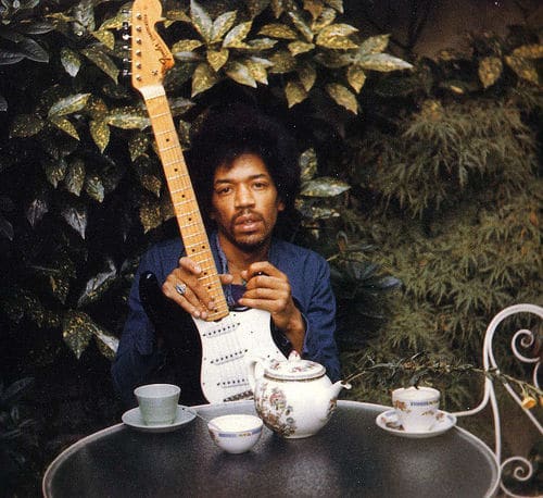 The last photo of Jimi Hendrix