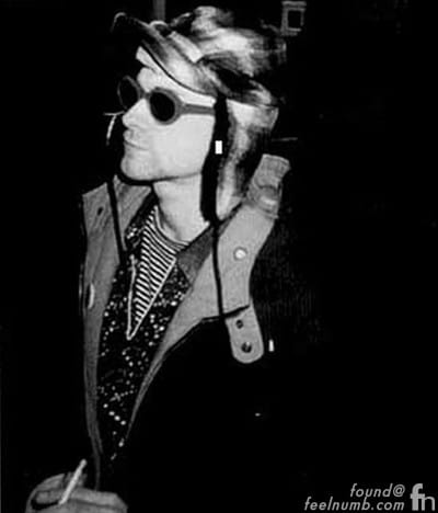 The last known photo of Kurt Cobain